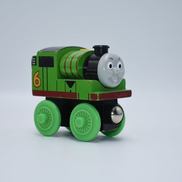 PERCY Early Engineer Thomas & Friends Wooden Railway Train Tank Engine 2009 - Picture 8 of 9